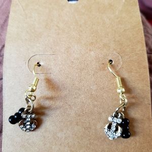 Handmade Crystal Anchor Earrings